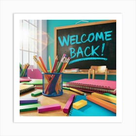 Welcome Back Art Print