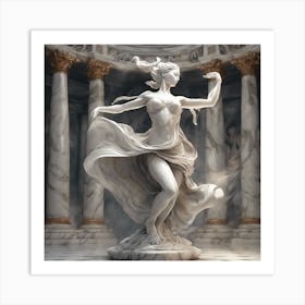 Statue Of Aphrodite Art Print