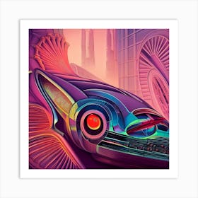 Futuristic Car 9 Art Print