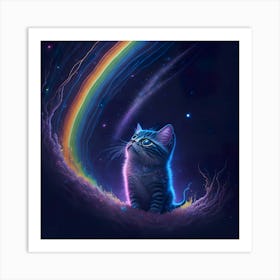 Cat Galaxy (35) Art Print