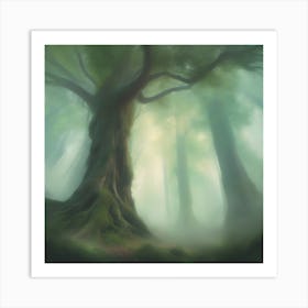 Tree In The Forest Art Print