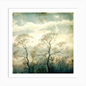 Trees In The Sky Art Print