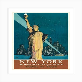 New York The Wonder City Of The World Art Print