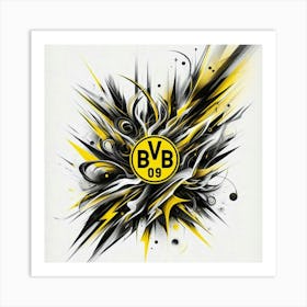 Borussia Dortmund Logo Wall Art 45 Art Print