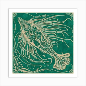 Mermaid Fish Art Print