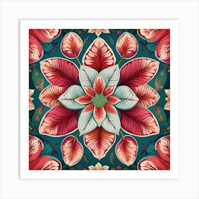 Floral Pattern 2 Art Print