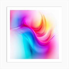 Colorful Brightness Colors Vibrant Pastel Power Gradient Vivid Luminous Radiant Bright S (13) Art Print