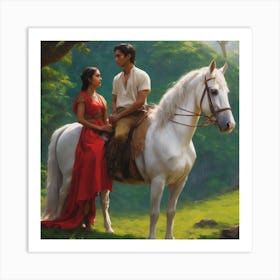 Couple arts Art Print