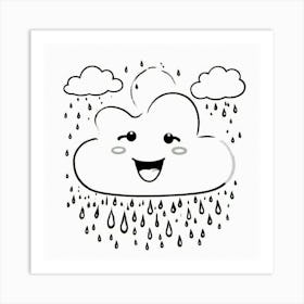 Cloud In The Rain Art Print