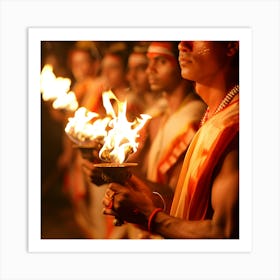 Sri Lankan Fire Ceremony Art Print