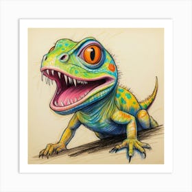 Lizard 26 Art Print