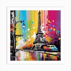 Paris Eiffel Tower 9 Art Print