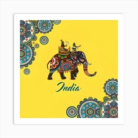 Indian Elephant 2 Art Print