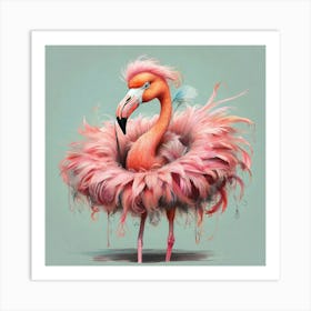 Flamingo 63 Art Print