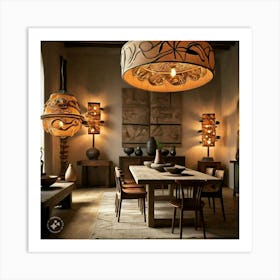 Dining Room 1 Art Print