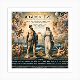 Adam And Eve 5 Art Print