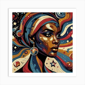 Miralise Celestial Portrait Art Print