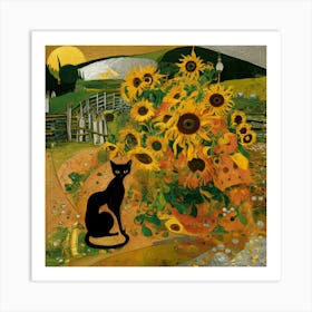 A Stunning Gustav Klimt Inspired Illustration Of A Jxtzkwfirsczisunuost9g K8jl Opvstqb 4dca2qeig Art Print