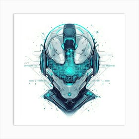 Futuristic Art.Generated AI. Wall Art Print Art Print