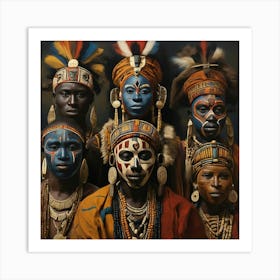Ethiopian Tribes Art Print