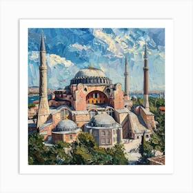 Hagia Sophia Church Art Print