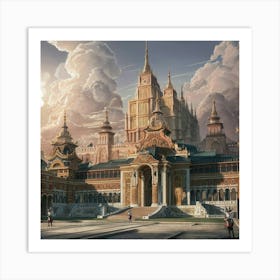 Fantasy Castle Art Print