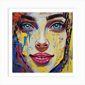 Portrait Of A Woman Art Print