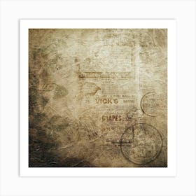 Grunge Background Art Print