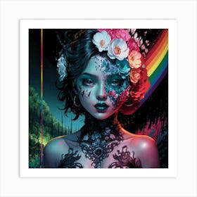 Rainbow Girl Art Print