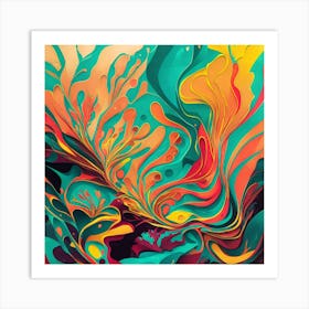 Abstract Painting 160 Art Print