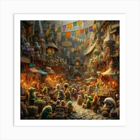 Walt Disney World paintings art print Art Print