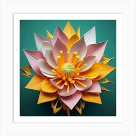 Lotus Flower 34 Art Print