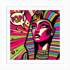 Pop Egyptian Rahemenka Art Print