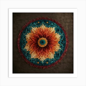 Mandala Flower Art Print