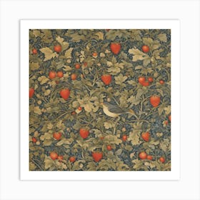 Strawberry Thief William Morris (5) Art Print