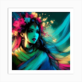 Exotic Beauty Artwork 56 Art Print