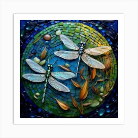 Dragonflies 32 Art Print