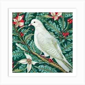 Dove On Branch Art Print
