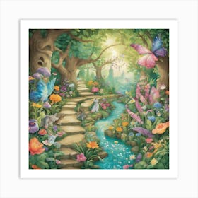 Fairy Garden 8 Art Print