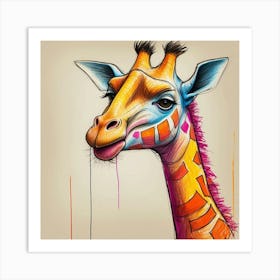 Giraffe 125 Art Print