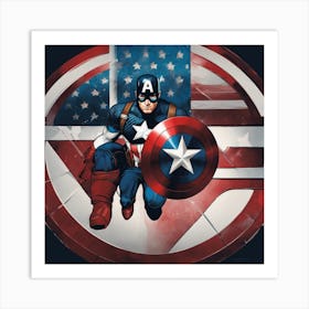 Captain America 5 Art Print