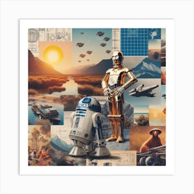 Star Wars,A Droid's Dream: A Fragmentary Vision of Rebellion and Belonging Art Print