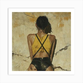 Woman In A Bikini Art Print