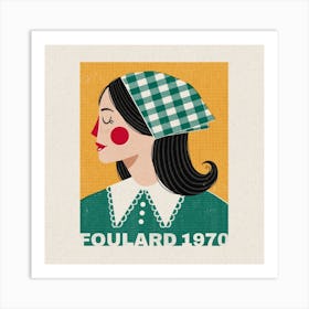 Foulard Square Art Print