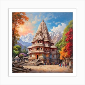 Hindu Temple 11 Art Print