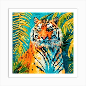 Tiger In The Jungle Art Print