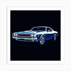 Dodge Challenger Art Print