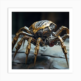 Mechanical Spider Art Print