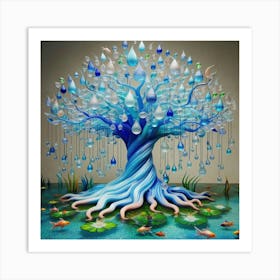 Tree Of Water Art Print