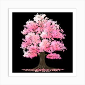 Cherry Blossom Tree Art Print